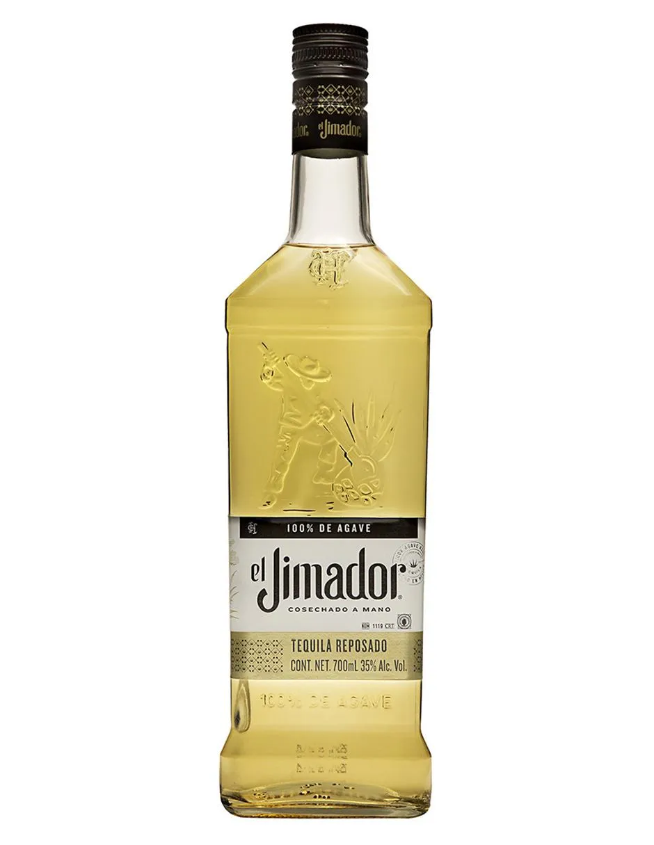 Tequila El Jimador Reposado 700 ml - botella completa de frente