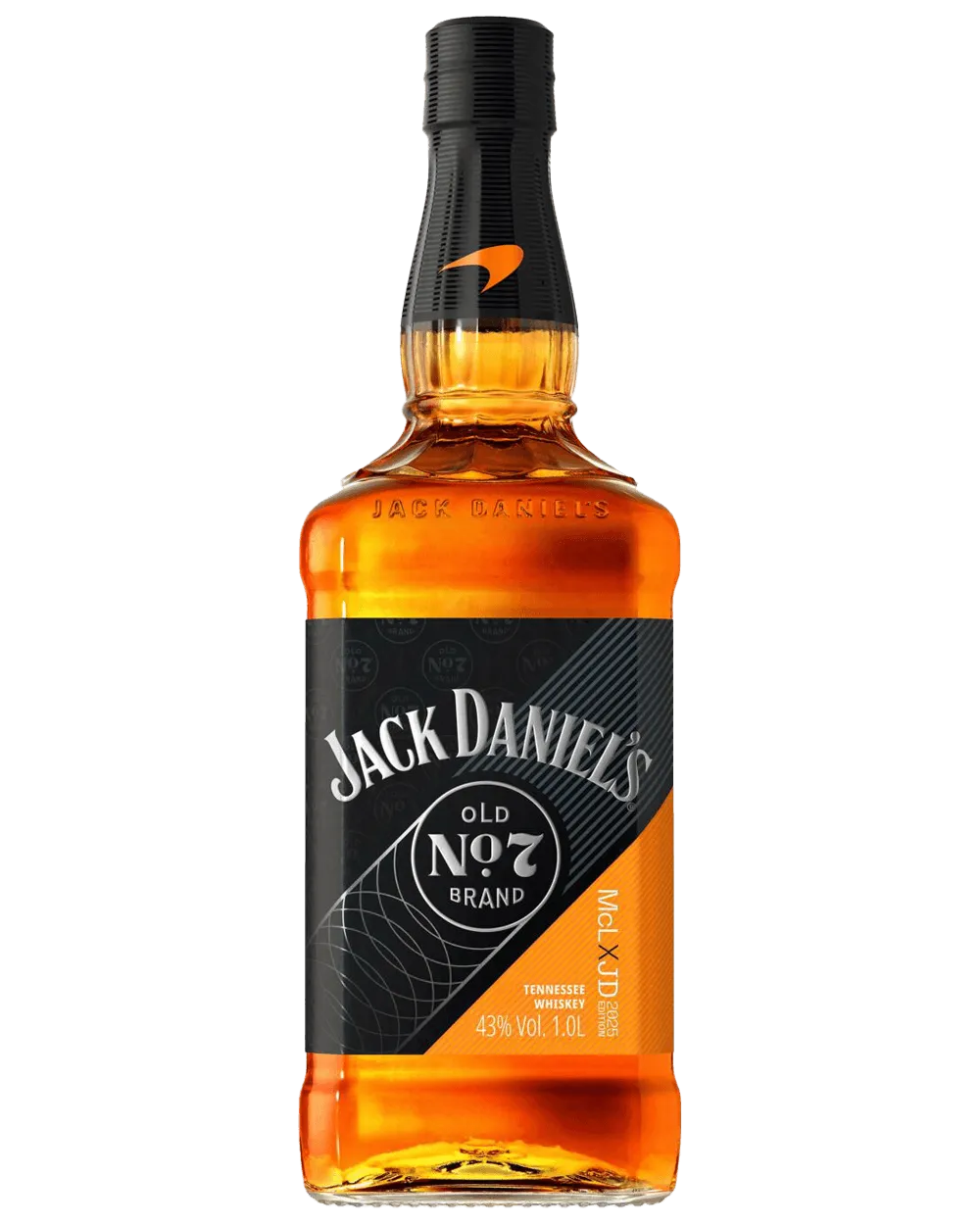 Whiskey Jack Daniel's McLaren - botella completa de frente