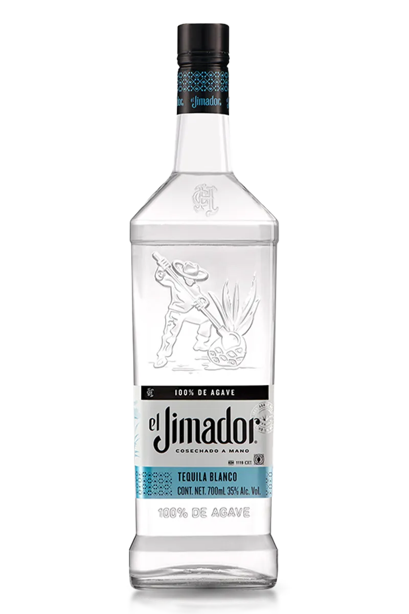 Tequila El Jimador Blanco 700 ml - botella completa de frente