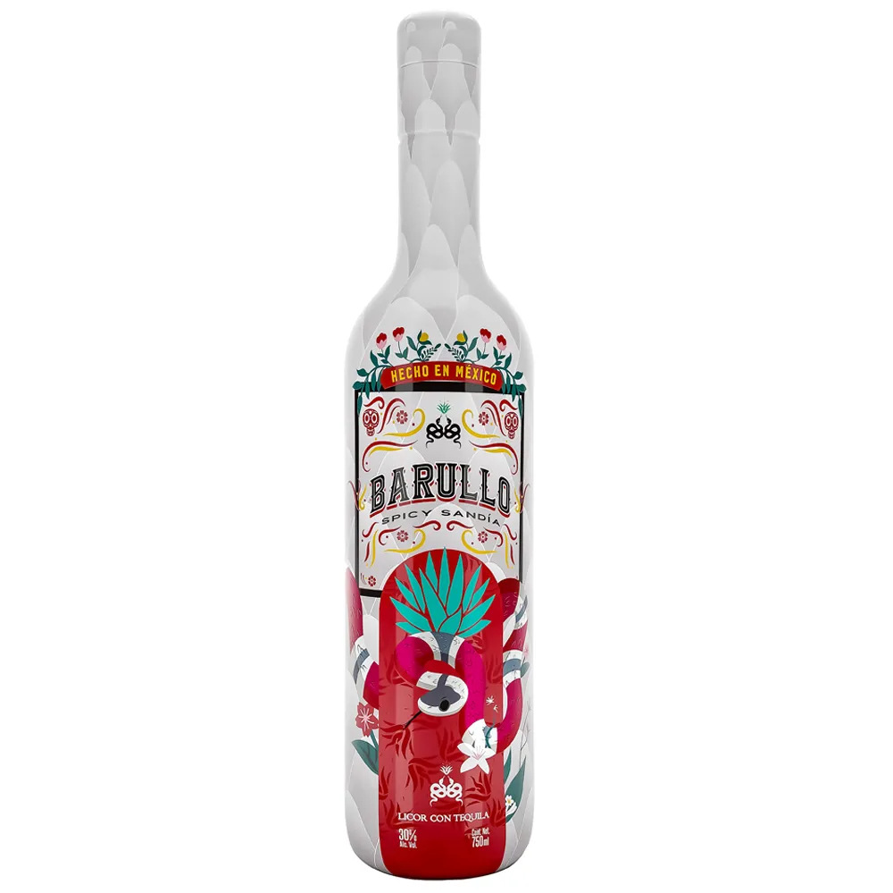 Barullo Spicy Sandía 750 ml - botella completa de frente