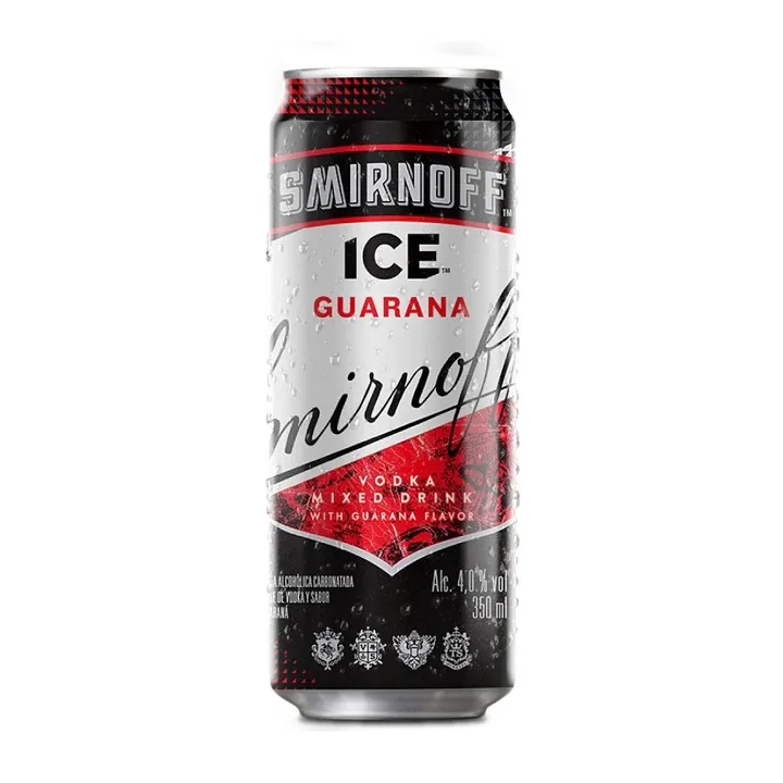Smirnoff Ice Guarana Lata - botella completa de frente