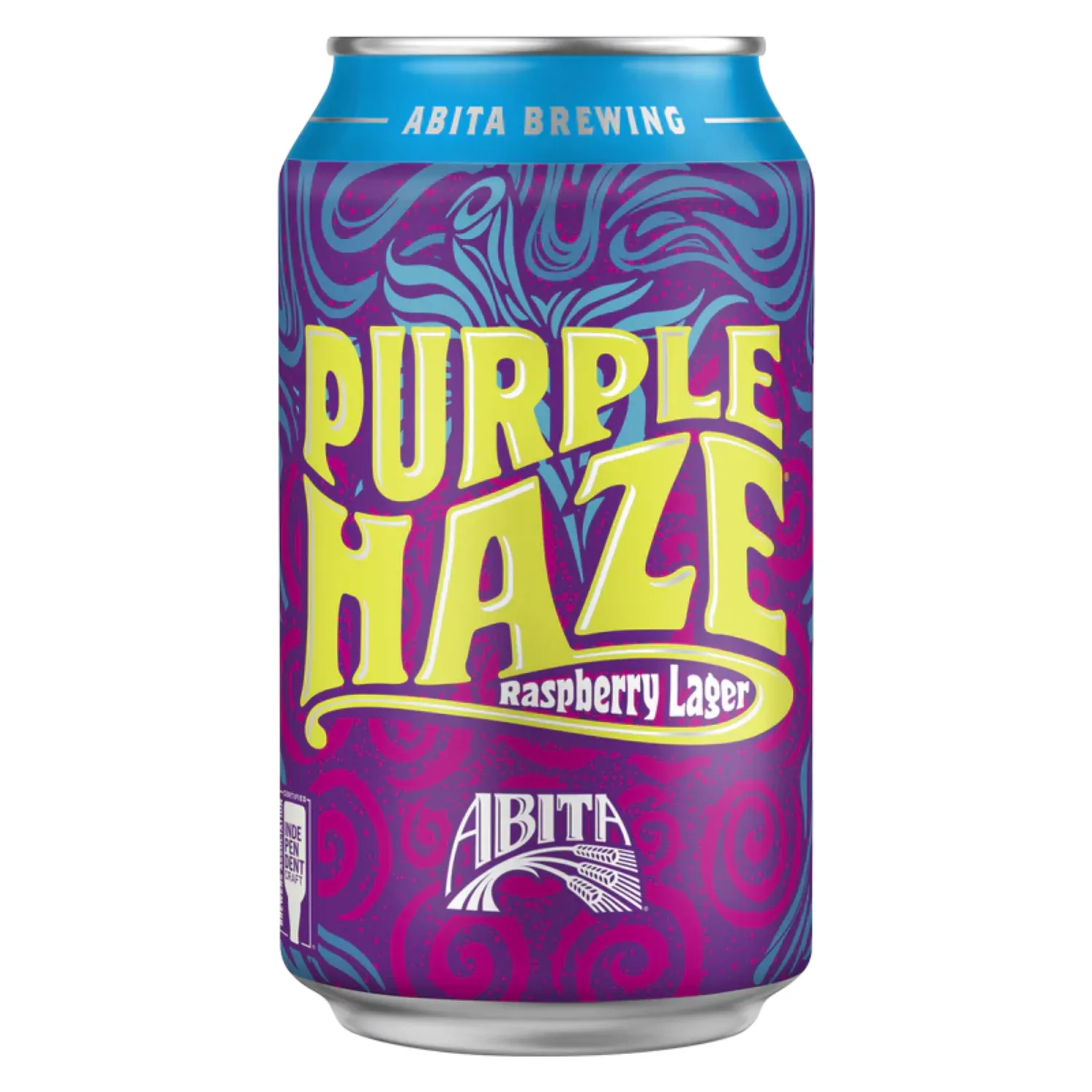 Cerveza Abita, Purple Haze - botella completa de frente