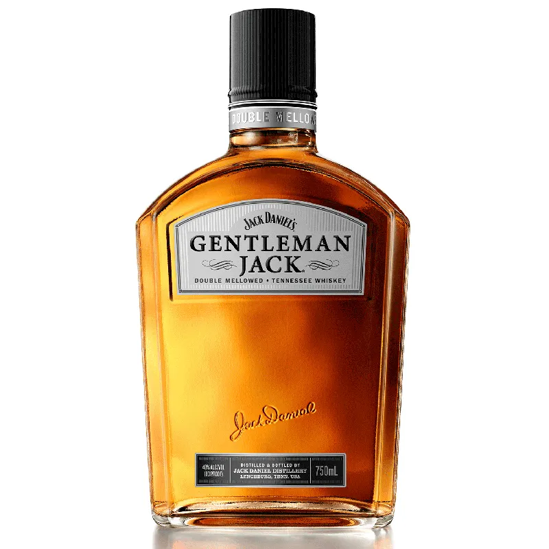 Whiskey Jack Daniels Gentleman - botella completa de frente